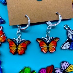 Monarch butterfly hoops